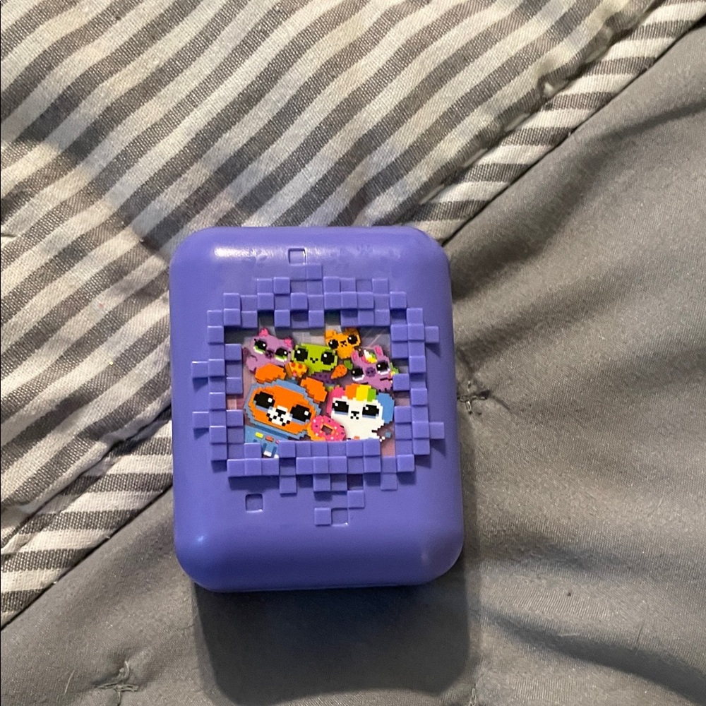 Bitzee Purple Pixel Art Box